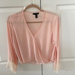 AQUA Pink blouse